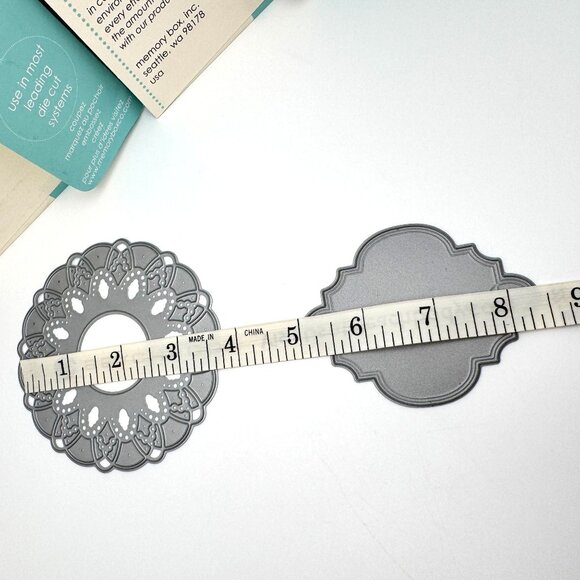 Hopmeadow Circle & Penne Frame 100% Steel Craft Dies Memory Box - Picture 4 of 7